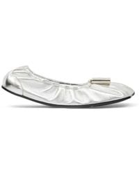 MM6 by Maison Margiela - Ballet Flats With Charm Details - Lyst