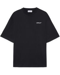 Off-White c/o Virgil Abloh - Off- T-Shirt With Tattoo Arrow Embroidery - Lyst