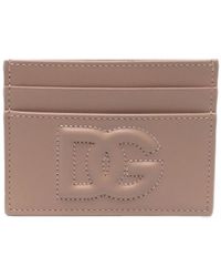 Dolce & Gabbana - Card Holder With Embossed Dg Logo - Lyst