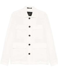 Montecore - Shirt Jacket With Buttons And Pockets - Lyst