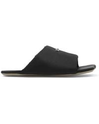 MM6 by Maison Margiela - Sandals With Logo Plaque - Lyst
