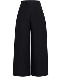 Marni - Cropped High-Waisted Trousers - Lyst