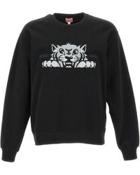 KENZO - Felpa Happy Tiger-Uomo - Lyst