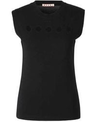 Marni - Sleeveless Tank Top With Cut-Outs - Lyst