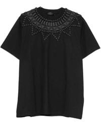 RAXXY - T-Shirt With Quilted Details - Lyst