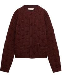 Marni - Wool And Cashmere Fisherman Cardigan - Lyst