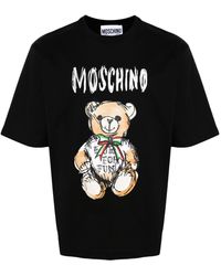 Moschino - T-Shirt Con Stampa Teddy Bear - Lyst