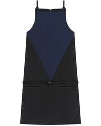 Courreges - Mini Dress With Buckle Detail - Lyst