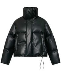 MM6 by Maison Margiela - Padded Leather-Effect Jacket - Lyst