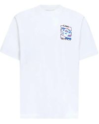CASABLANCA - Heat Map Logo Crew-Neck T-Shirt - Lyst