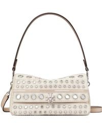Tory Burch - Small Charlie Embellished Shoulder Bag - Lyst