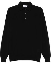 Lardini - Long-Sleeved Wool Polo - Lyst