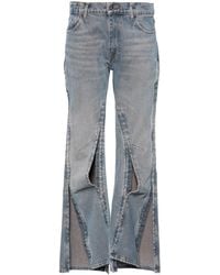 Y. Project - Hook And Eye Low-Waisted Flared Jeans - Lyst