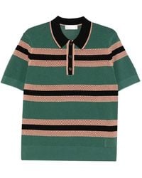 Dries Van Noten - "Mercy Stripe" Polo Shirt - Lyst