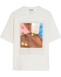 Jil Sander - Cotton Crew-Neck T-Shirt - Lyst