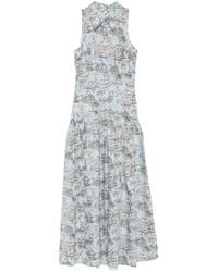 STAUD - Romy Long Dress - Lyst