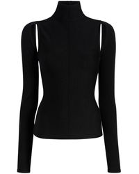Khaite - The Marlowe Blouse With Back Opening - Lyst