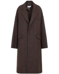 Maison Margiela - Oversized Wrap Coat - Lyst