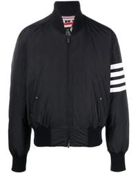 Thom Browne - Bomber Jacket With 4-Stripe Detail - Lyst