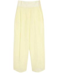 Sportmax - Spsfavetta Trousers With Inserts - Lyst
