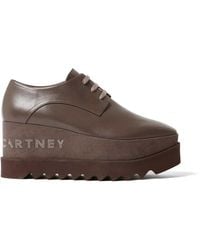 Stella McCartney - Elyse Logo Derbies - Lyst