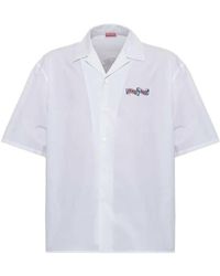 KENZO - Short-Sleeved Shirt With Tiger Print - Lyst