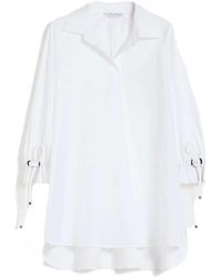 Max Mara - Cotton Poplin Blouse - Lyst