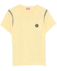 KENZO - Logo-Appliqué T-Shirt - Lyst