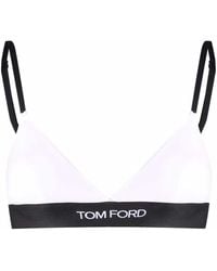 Tom Ford - Triangle Bra With Logo Band - Lyst
