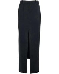 Tom Ford - Long Skirt With Slit And Buttons - Lyst
