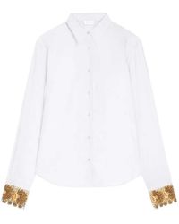 Dries Van Noten - Embroidered Cotton Poplin Shirt - Lyst