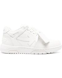 Off-White c/o Virgil Abloh - Women Out Of Office Calf Leather Sneakers - Lyst