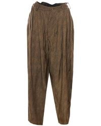 Uma Wang - Priya Trousers With Geometric Pattern - Lyst
