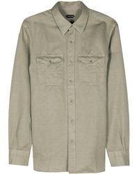 Tom Ford - Long-sleeve Linen Blend Shirt - Lyst