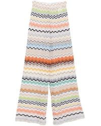 Missoni - Zigzag Knit Palazzo Pants - Lyst