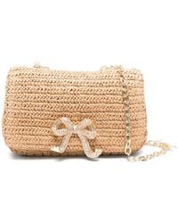 Self-Portrait - Borsa A Tracolla Con Fiocco - Lyst