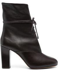 Lemaire - 80mm Lace-up Leather Boots - Lyst