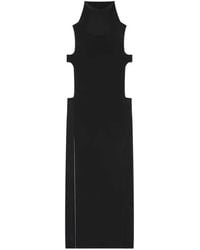 Courreges - High-Neck Maxi Dress With Cut-Outs - Lyst