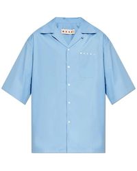 Marni - T-Shirt With Logo Pocket - Lyst