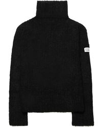 MM6 by Maison Margiela - High-Neck Sweater - Lyst