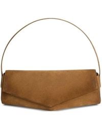 Jil Sander - Kante Suede Shoulder Bag - Lyst