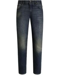 Dolce & Gabbana - Jeans With Logo Plaque - Lyst
