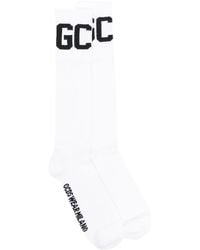 Gcds - Two-Tone Socks With Logo Print - Lyst