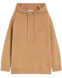 Max Mara - Wool And Cashmere Hoodie - Lyst