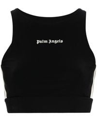 Palm Angels - Top Sportivo Con Stampa - Lyst