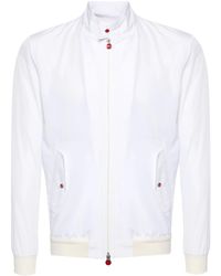 Kiton - Lightweight Jacket With Stand-Up Collar - Lyst