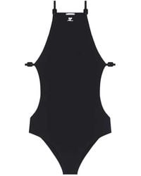 Courreges - One-Piece Swimsuit With Cut-Out Detail - Lyst