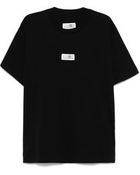 MM6 by Maison Martin Margiela - T-Shirt With Logo Label - Lyst