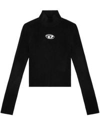 DIESEL - M-Valari-Tn Rib-Knit Top - Lyst