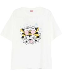KENZO - Wild Tiger" Oversize T-Shirt - Lyst